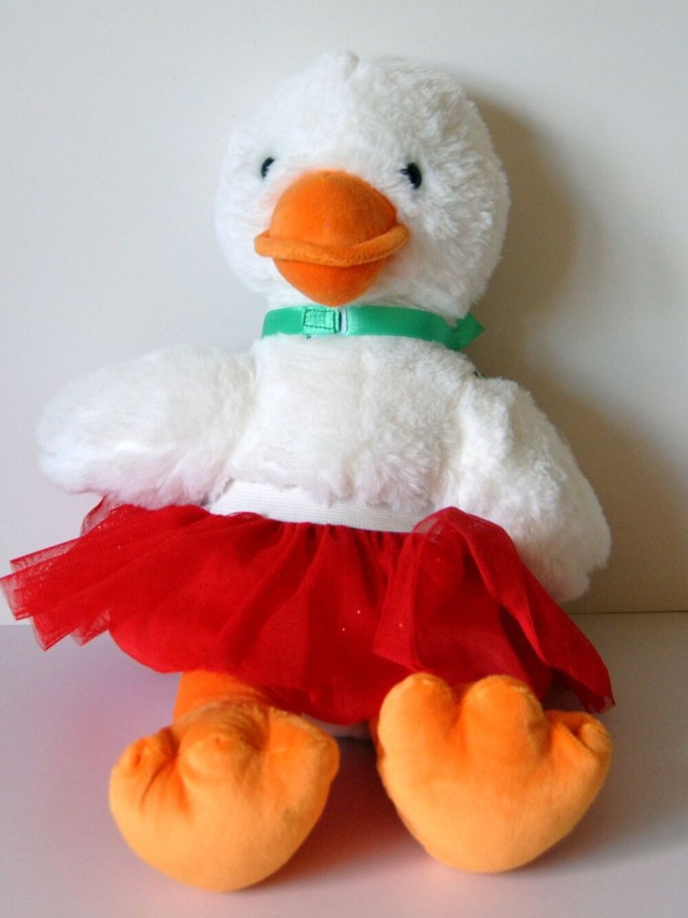 Build a Bear Workshop  Lucky Duck Plush Only Retired  BAB w/skirt
